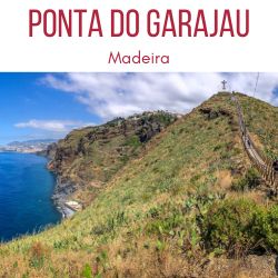 Madeira Ponta do Garajau teleferico playa cristo Rei