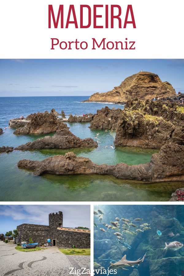 Madeira Porto Moniz piscinas naturales que ver Pin