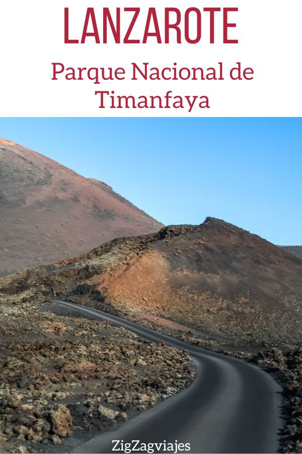 Parque Nacional de Timanfaya Lanzarote Pin