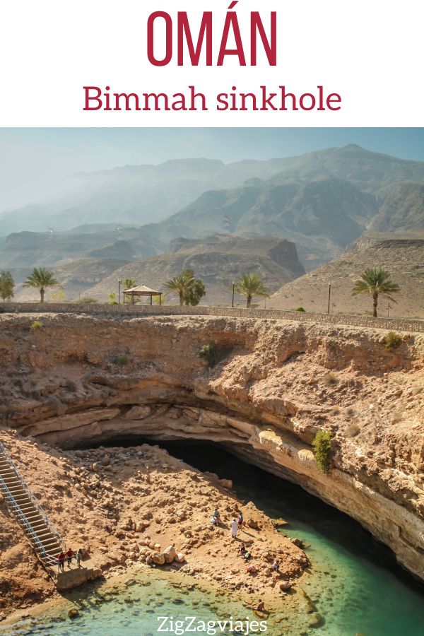Bimmah sinkhole Oman Pin