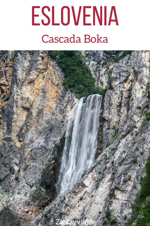 Cascada Boka Eslovenia Pin