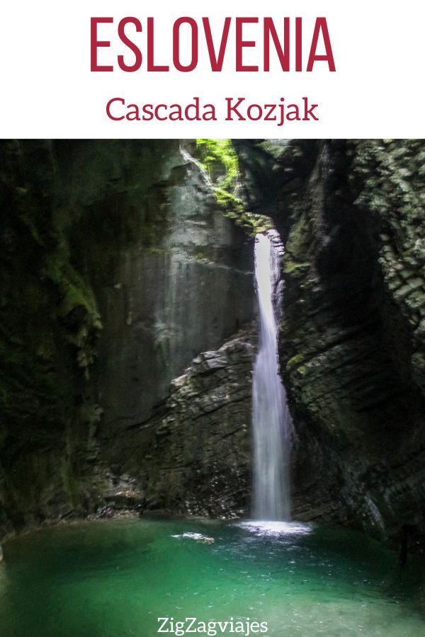 Cascada Kozjak Eslovenia Pin