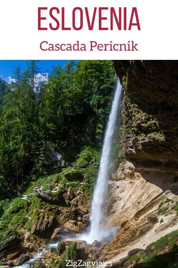 Cascada Pericnik Eslovenia Pin