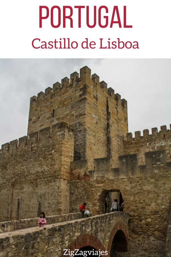 Castillo de Lisboa Sao Jorge Portugal Pin