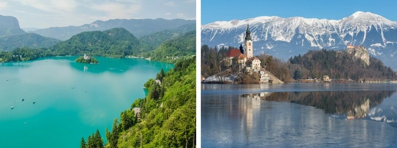 El mejor momento para visitar y ver el Lago Bled