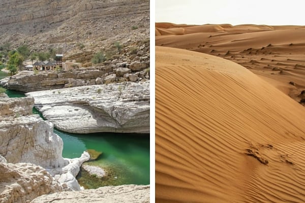 Excursión desde Muscat - Wadi Bani Khalid y Wahiba Sands