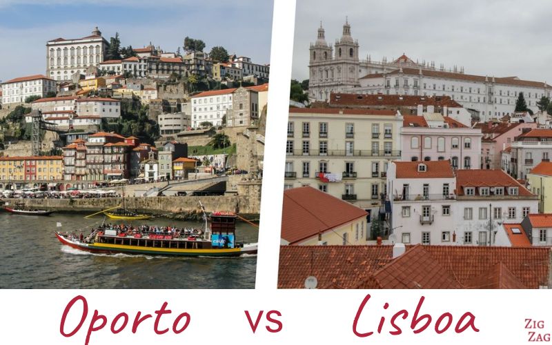 Comparación entre Oporto y Lisboa