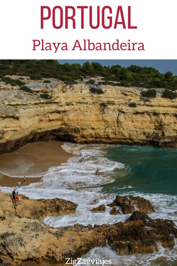 Playa Albandeira Praia Algarve Portugal Pin