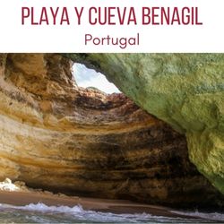 Playa Benagil Cuevas Algarve Portugal