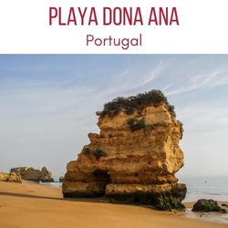 Playa Dona Ana Praia Portugal