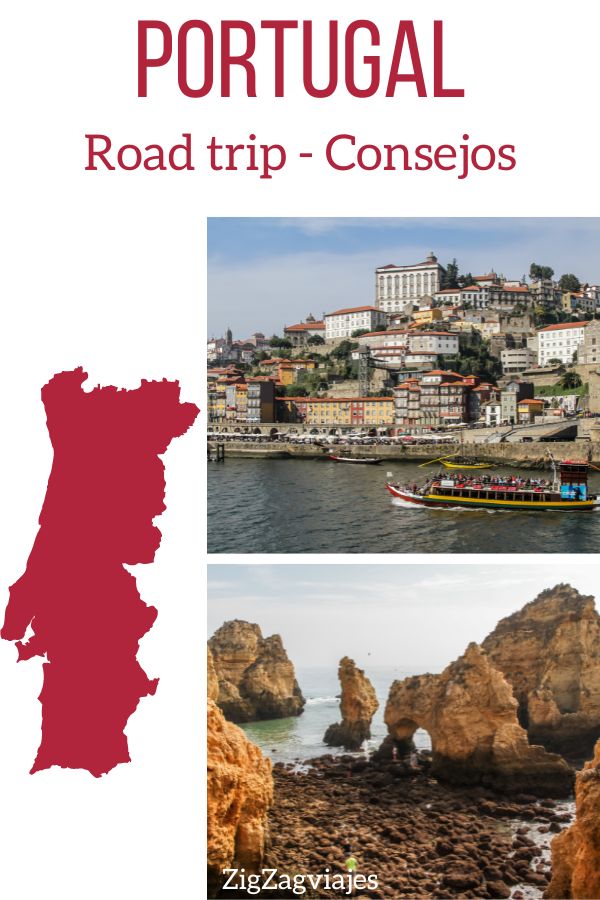 Portugal road trip consejos viaje Pin