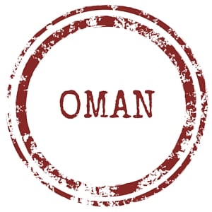 Sello de visado para Oman