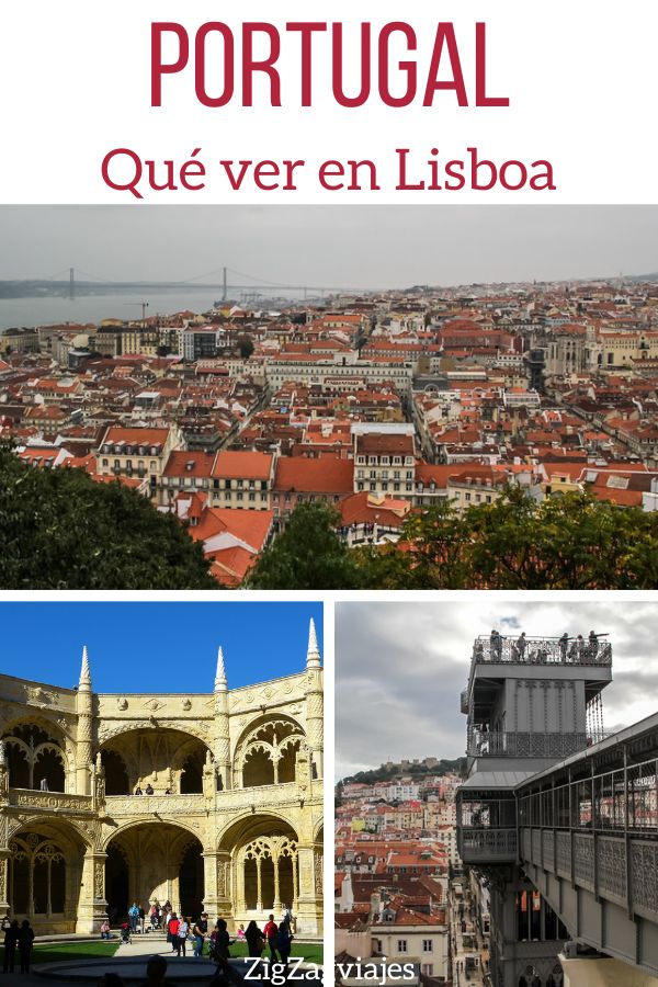 que ver Lisboa que hacer Portugal Pin