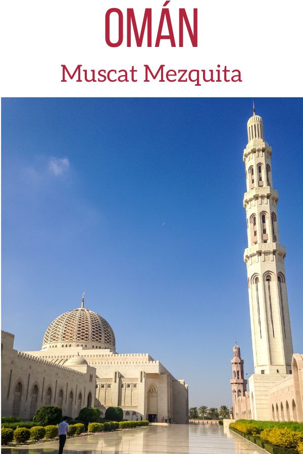 sultan qaboos grand mosque Muscat mezquita Pin Oman
