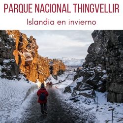 Parque nacional Thingvellir en invierno