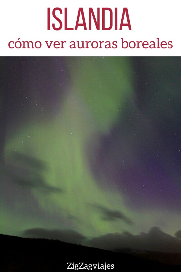 Cómo ver la aurora boreal en Islandia Pin