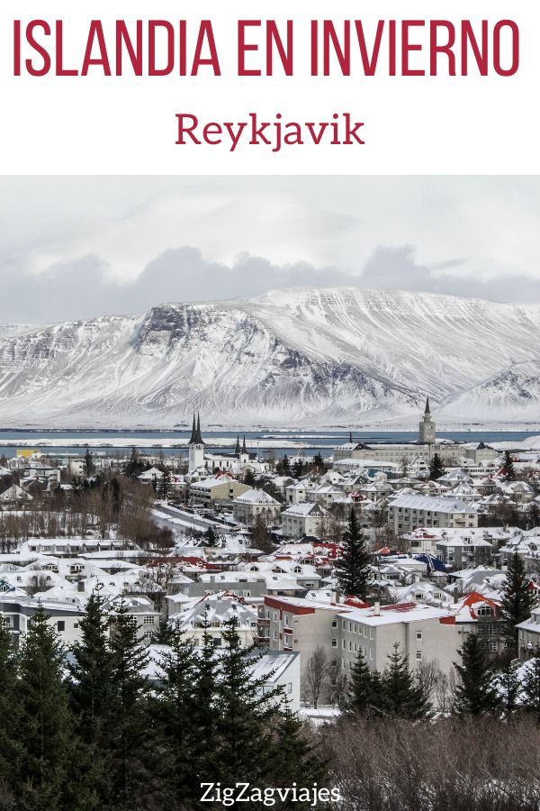 que ver Reykjavik en invierno Pin