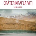 Crater Krafla Viti Islandia
