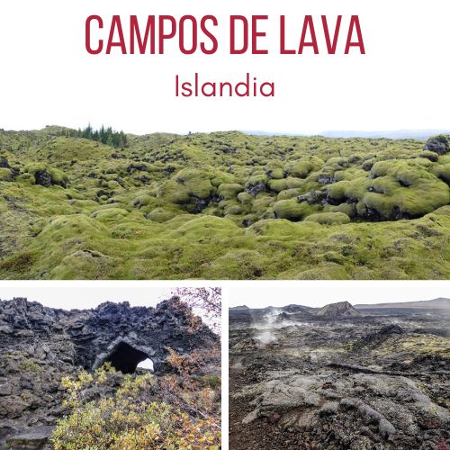 Campos de lava Islandia