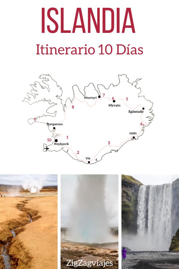 Itinerario de 10 días por Islandia Pin