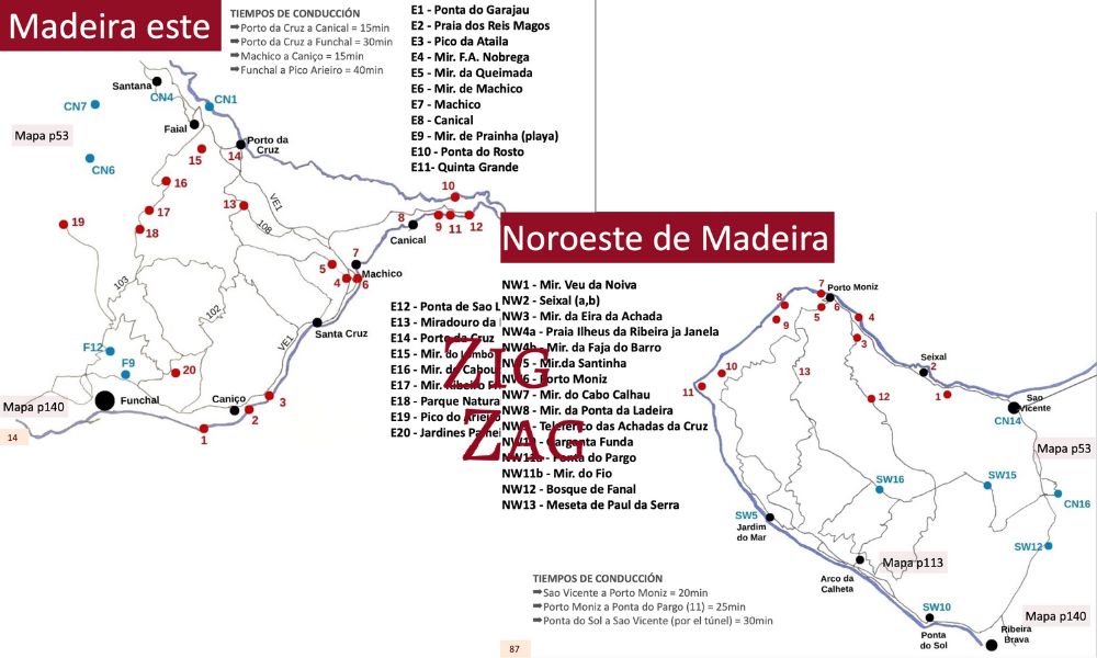 mapa eBook Madeira