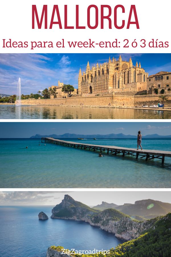 2 ó 3 días en Mallorca weekend itinerario ideas Pin