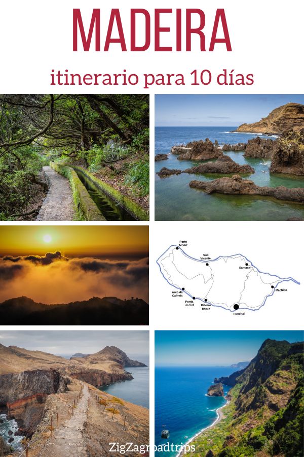 Itinierario para visitar Madeira en 10 días Pin
