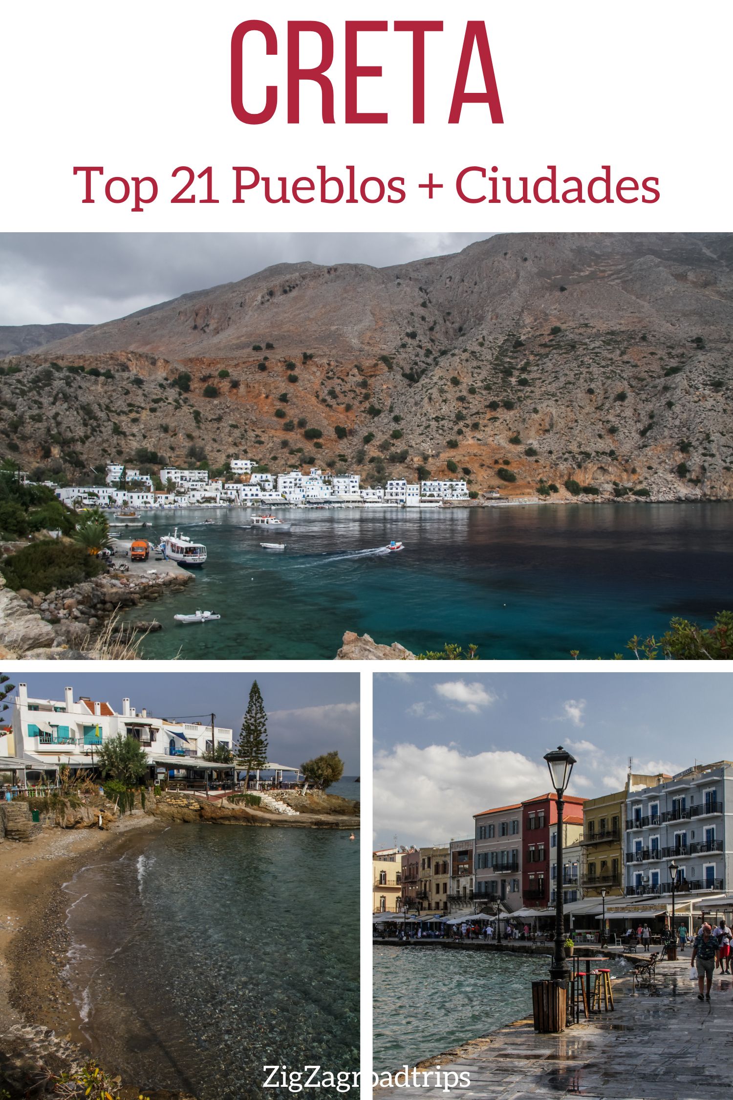 mejores pueblos ciudades Creta pin