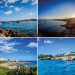 Mis consejos y fotos para visitar la playa y cala de Binibeca (Menorca): acceso, aparcamiento, instalaciones, paisaje...